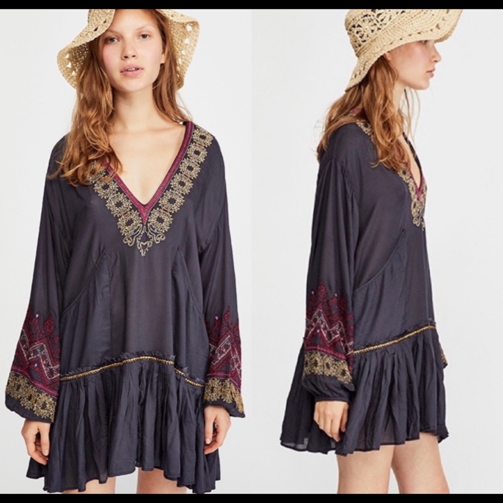 🤩 SOLD 🤩 Free people wild one peasant dress S